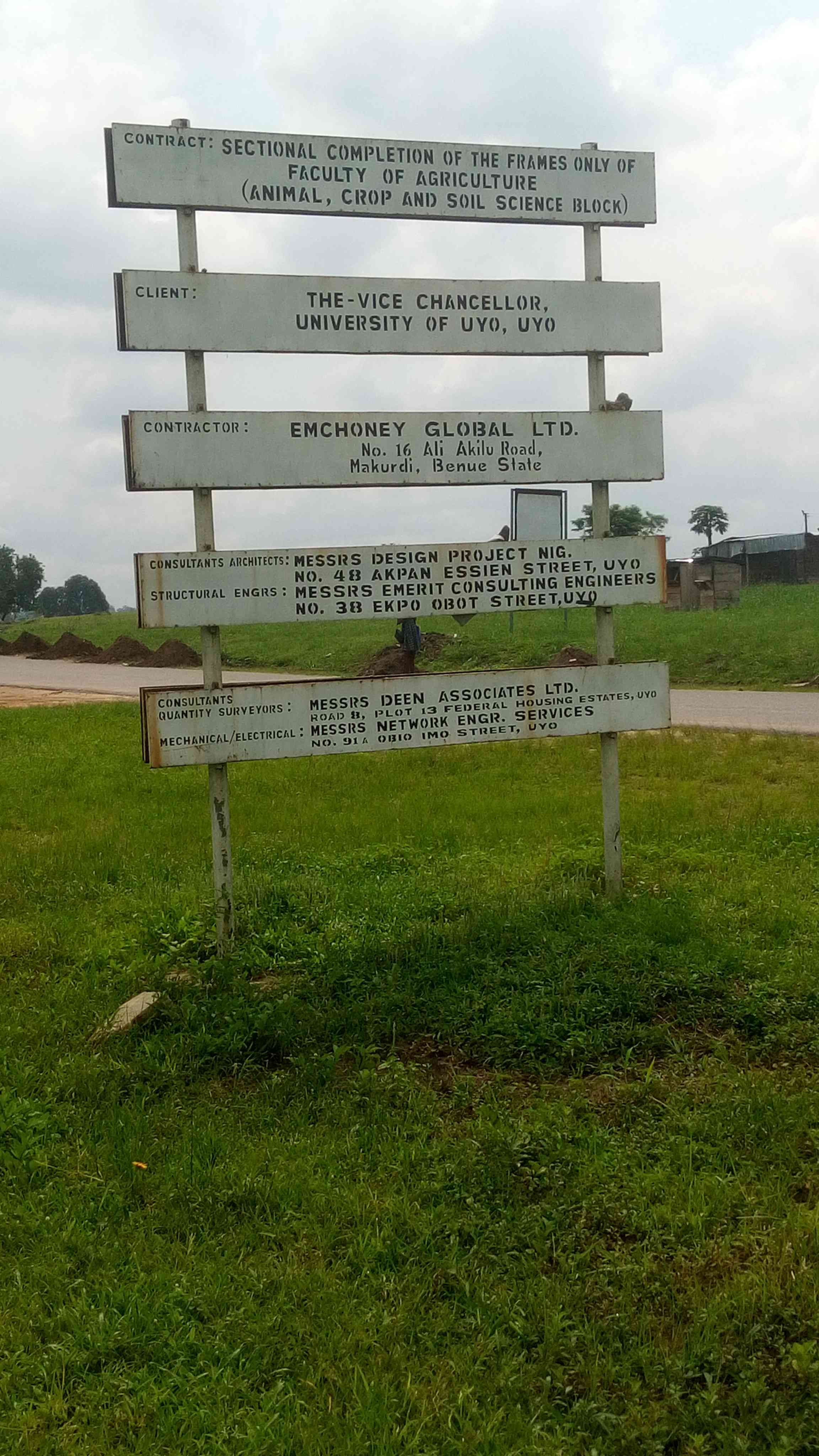 Completion Of Faculty Of Agriculture Laboratory Block (Phase I)