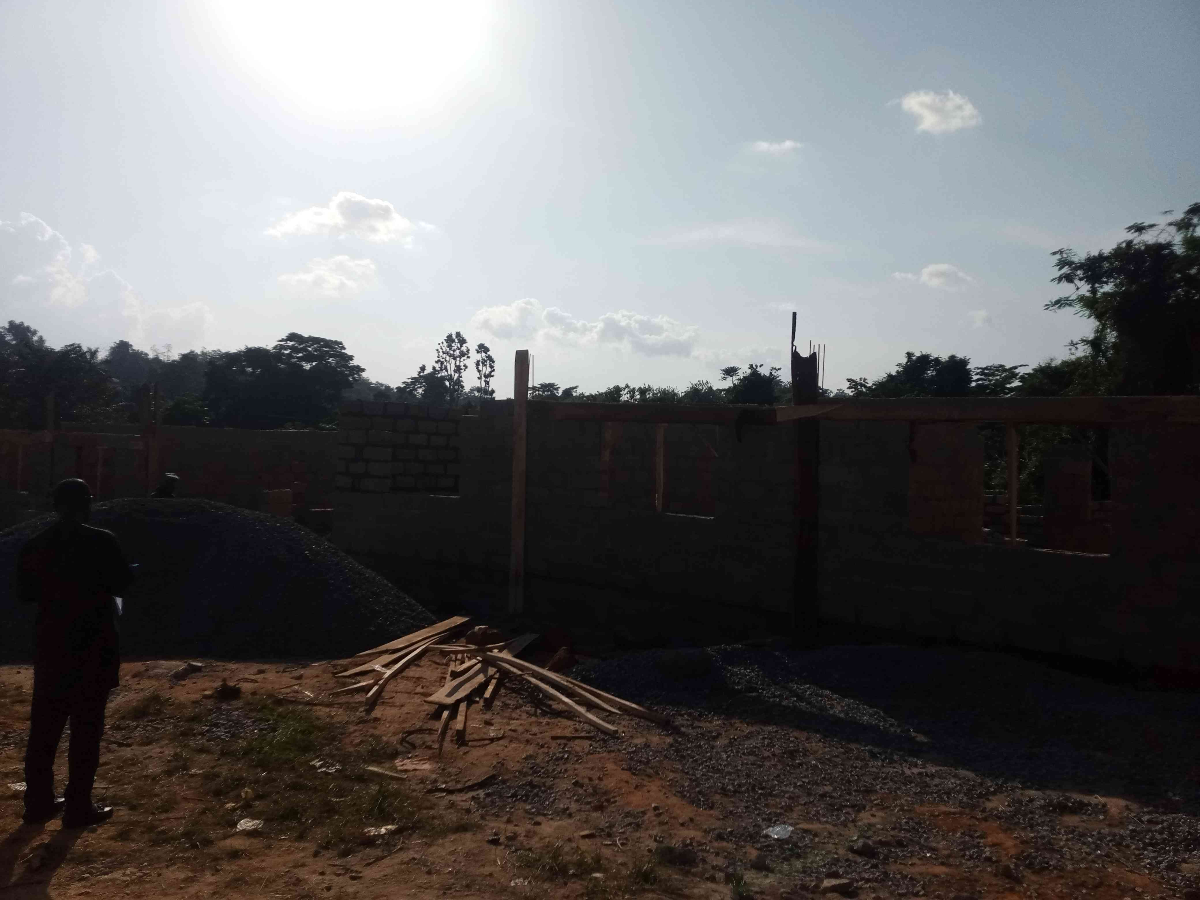 Construction Of Two Blocks Of Student Hostel With One Water Tanker