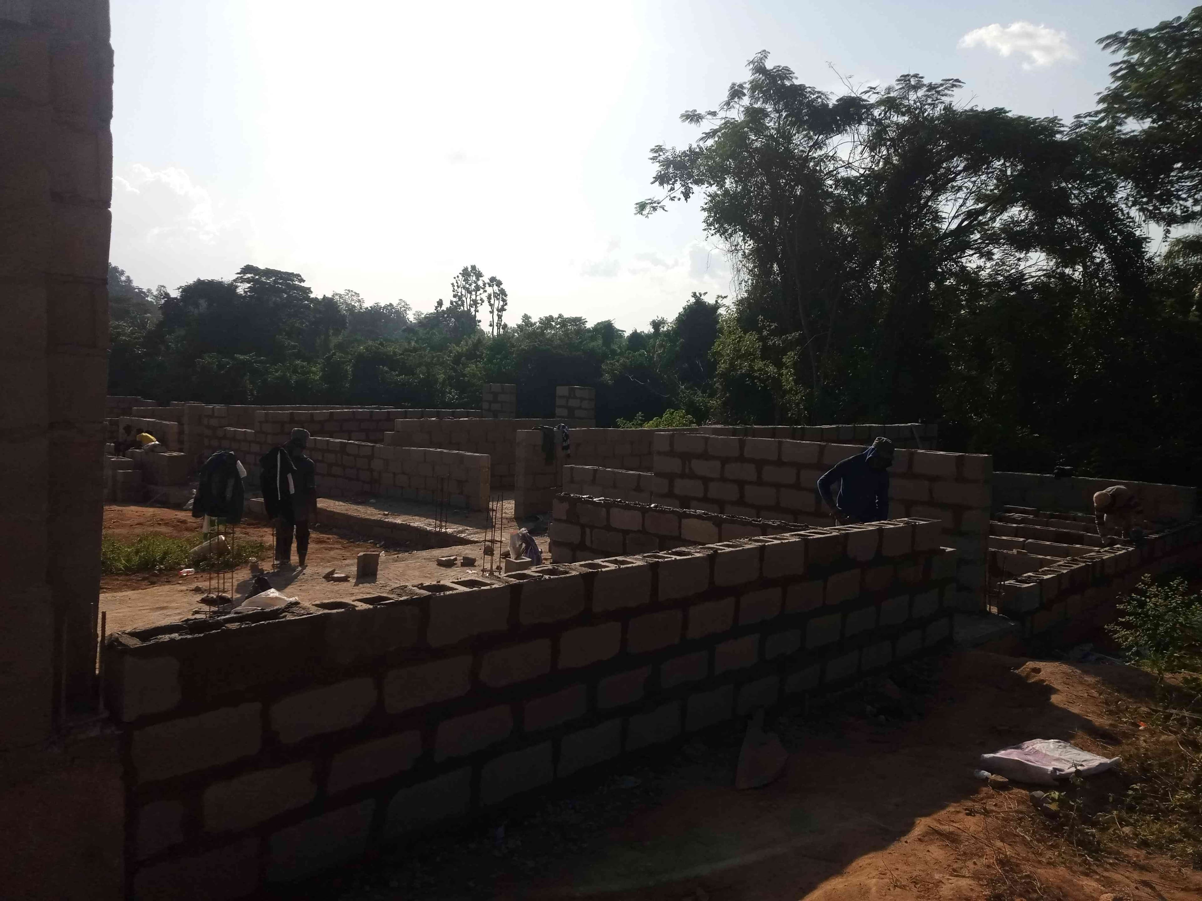 Construction Of Two Blocks Of Student Hostel With One Water Tanker