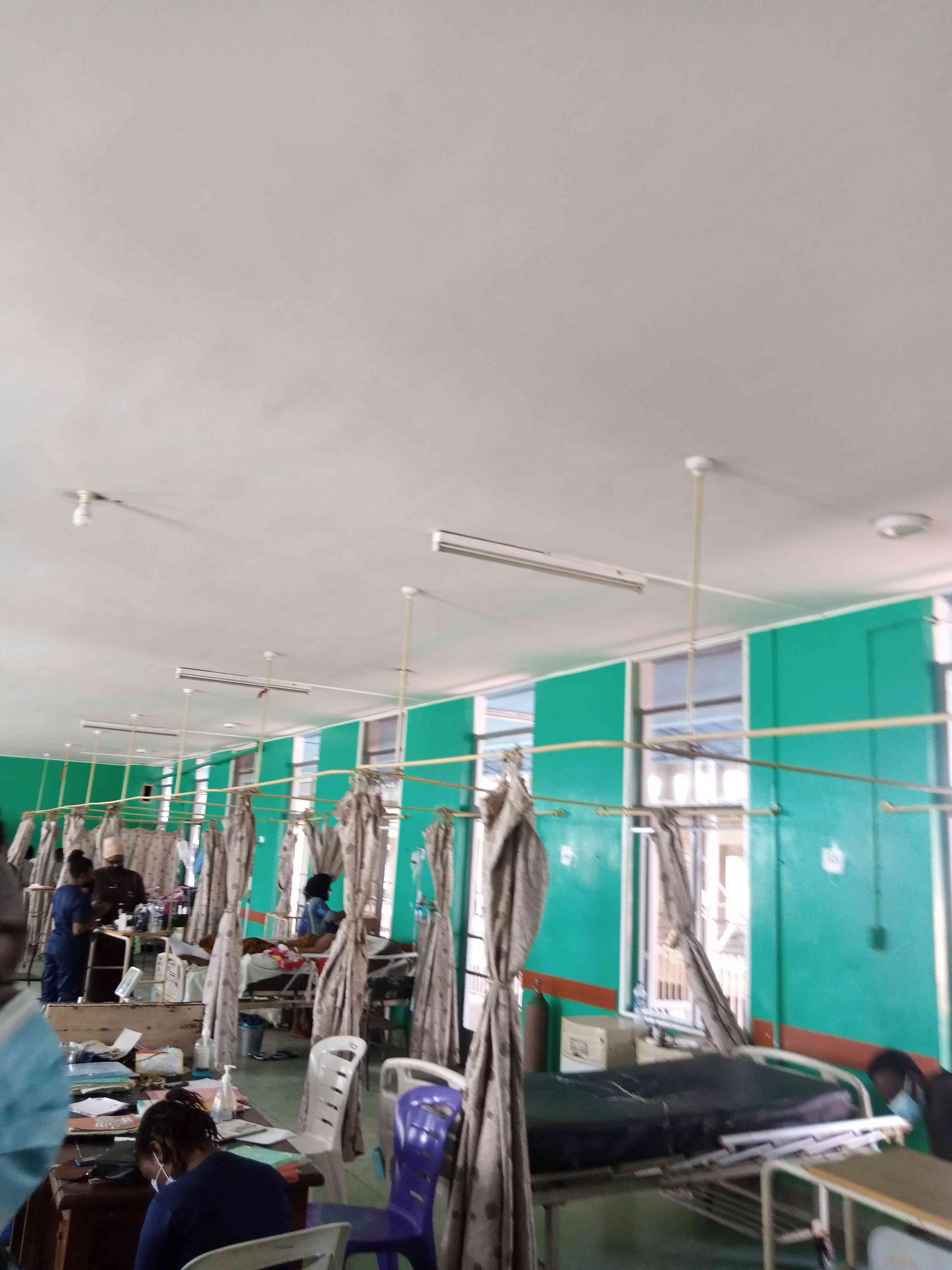 Painting Of Interior Of All Hospital Wards With Mosquito
Repellant Paints .