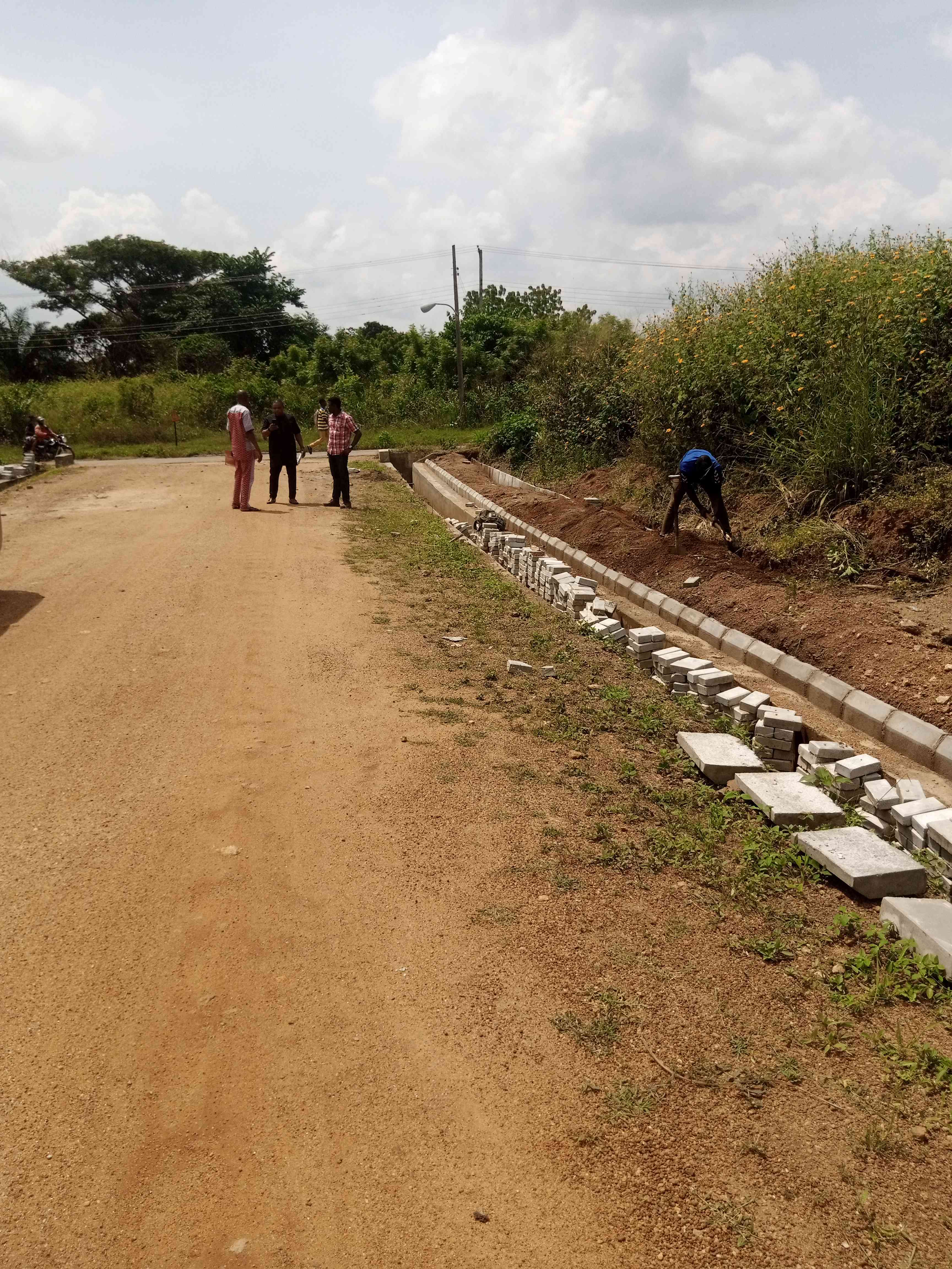 Construction Of Gamo-Catapilar Road
