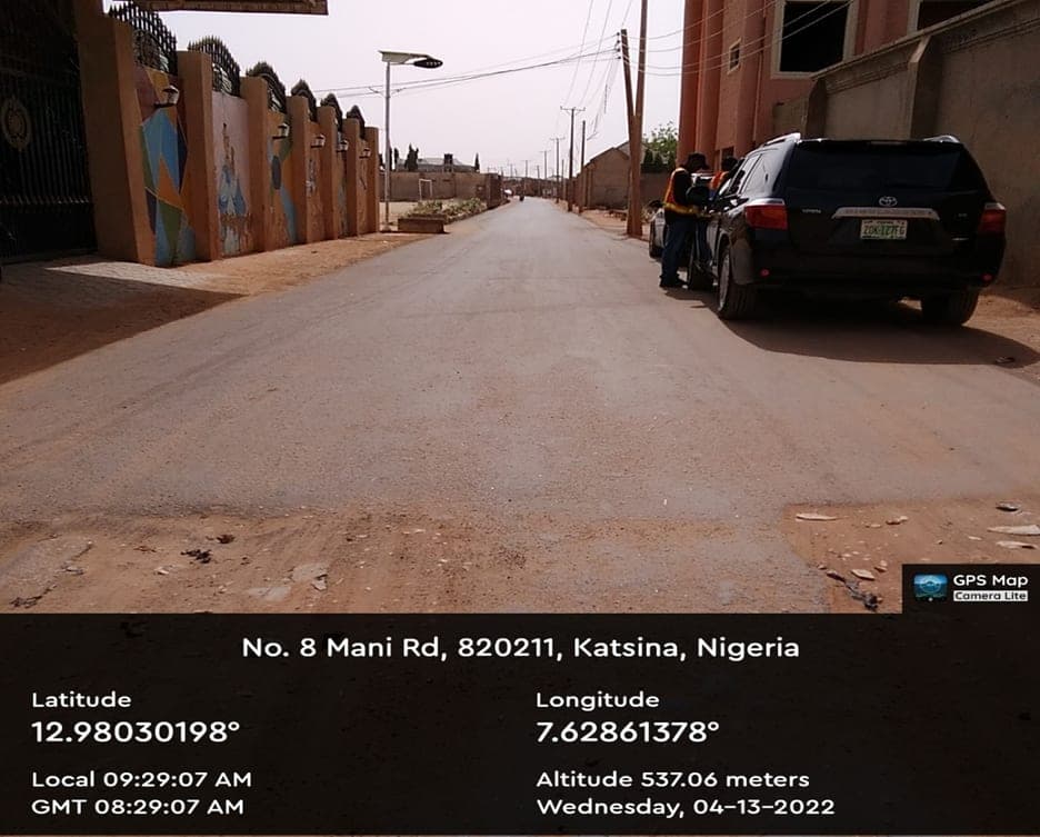 Construction Of Kwado Area From Conyinental Computers Through Mallam Ahmed Mosque Katshina Township Katsina State.