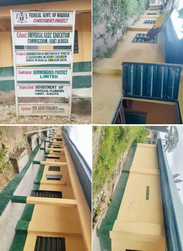 Renovation Of One (1) Block Of Three (3) Classrooms In Army Children School, Oron. Akwa Ibom South