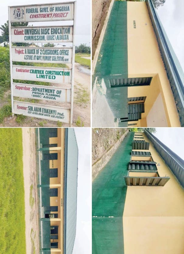 Construction And Furnishing Of One (1) Block Of Two (2) Classrooms With Teacher’S Office In Government Primary School Eyetong In Oron Lga, Akwa Ibom South Senatorial District, Akwa Ibom State