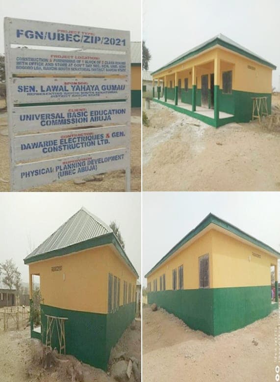 Construction And Furnishing Of One (1)  Block Of Two (2) Classroom With Office And Store At Government Day Secondary School, Unguwan Rimi, Bogoro Lga, Bauchi South Senatorial District, Bauchi State