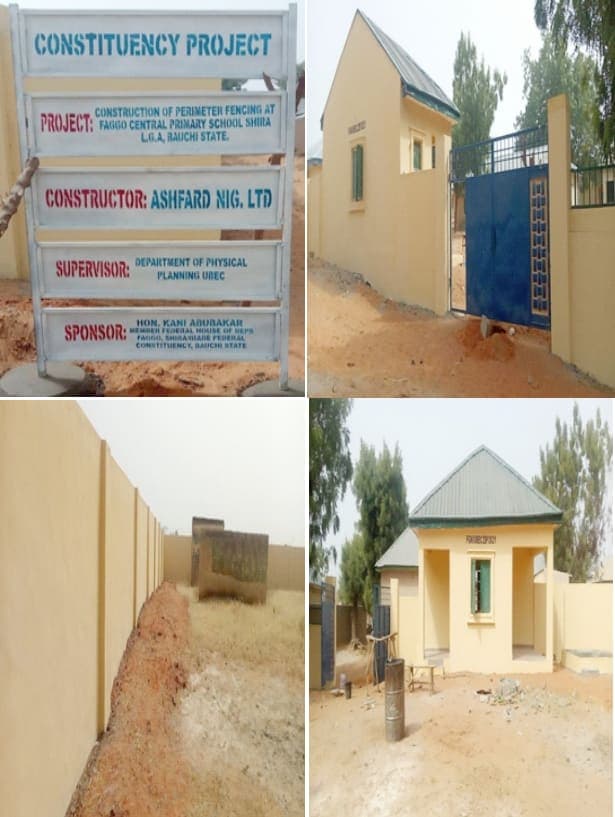 Construction Of Perimter Fencing At Faggo Central Primary School Shira Lga, Bauchi State
