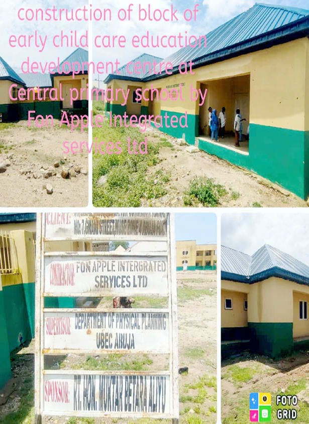 Construction Of Blocks Of Early Child Care Education Development Centre At Central Primary School, Biu Lga, Borno State